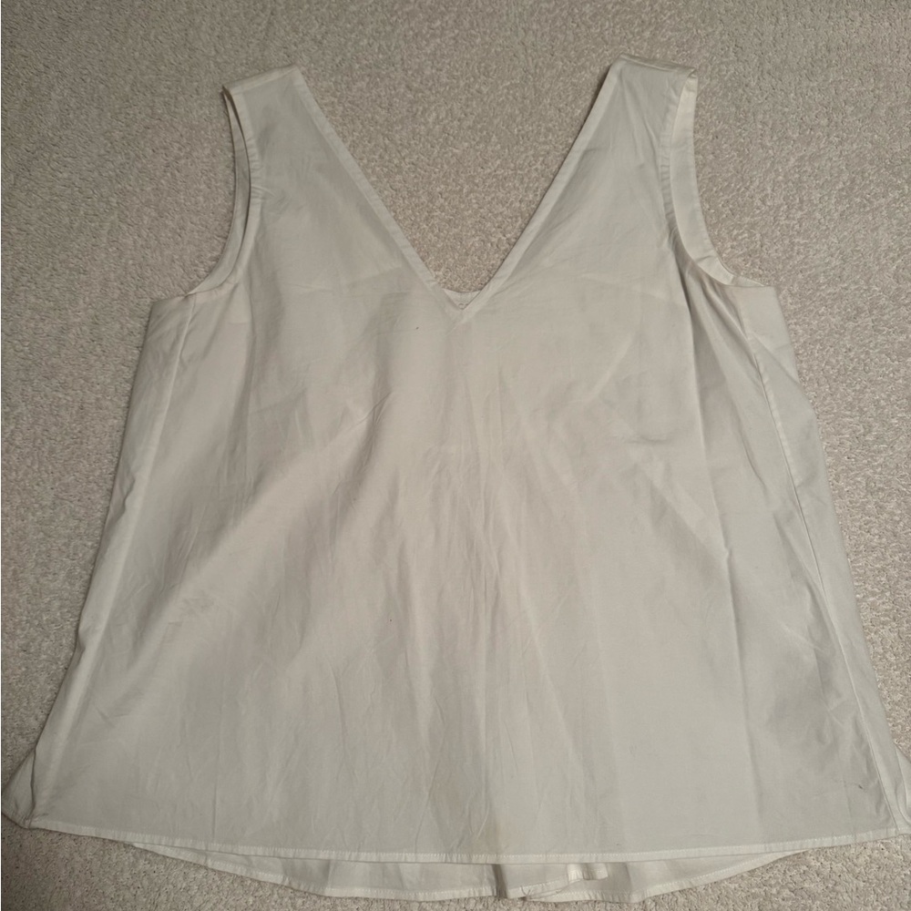 COS White Blouse with Elegant Design